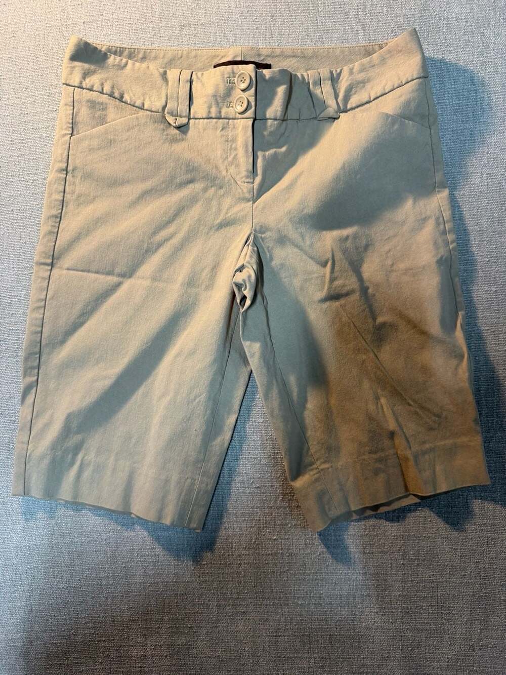 The Limited Exact Stretch Women's Khaki Tan Chino Bermuda Shorts Size 4